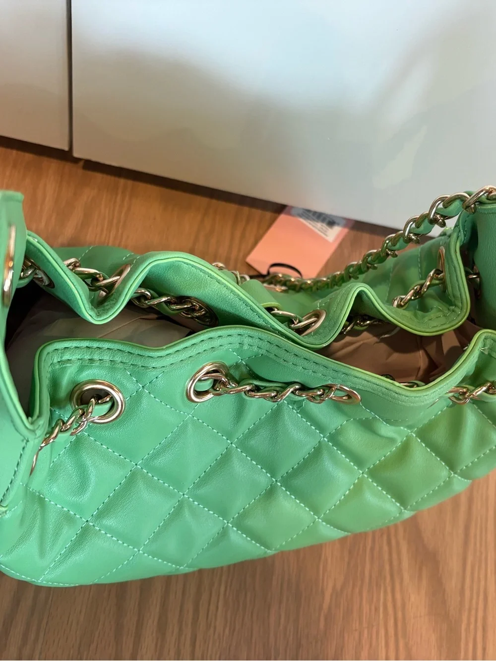 New Juicy Couture Icon Quilted  Bag with Chain